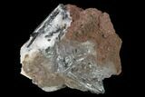 Metallic, Needle-Like Pyrolusite Cystals - Morocco #140995-1